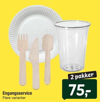 Fakta Tyskland Engangsservice tilbud