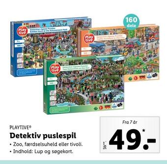 Lidl Detektiv puslespil tilbud