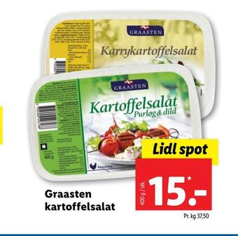 Lidl Graasten kartoffelsalat tilbud