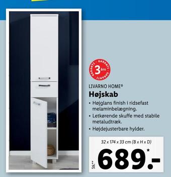 Lidl Højskab tilbud