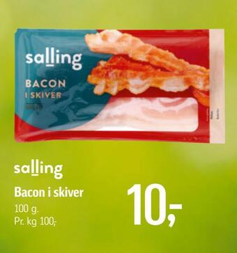 Føtex Bacon i skiver tilbud
