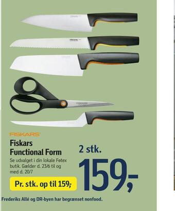 Føtex Fiskars functional form tilbud