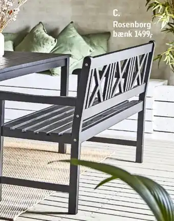 Føtex Rosenborg bænk tilbud
