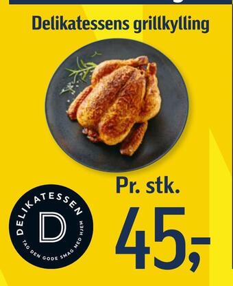Føtex Delikatessens grillkylling tilbud