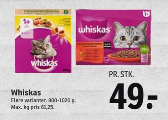 SPAR Whiskas tilbud