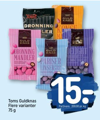 REMA 1000 Toms guldknas tilbud