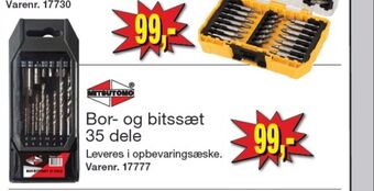 Harald Nyborg Mitsutomo bor- og bitssæt tilbud