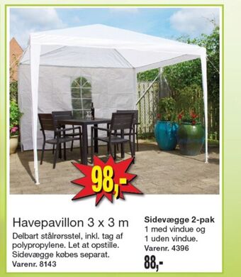 Harald Nyborg Ukendt havepavillon tilbud