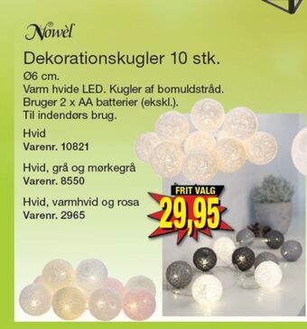 Harald Nyborg Nowel lyskæder tilbud