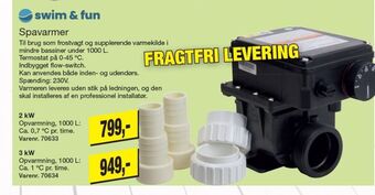 Harald Nyborg Swim & fun spavarmer tilbud