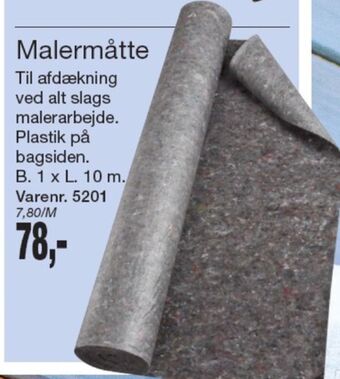 Ukendt afdækningsmåtte