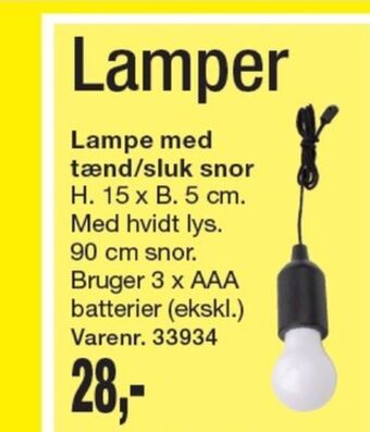 Harald Nyborg Ukendt campinglampe tilbud