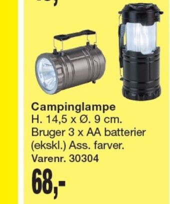 Harald Nyborg Ukendt campinglampe tilbud