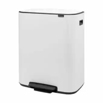 Imerco Brabantia bo pedalspand - 2 x 30 liter - metal - hvid tilbud