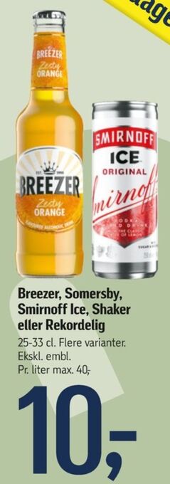 Føtex Breezer rtd tilbud