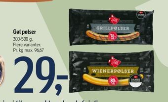 Føtex Gøl grillpølser tilbud
