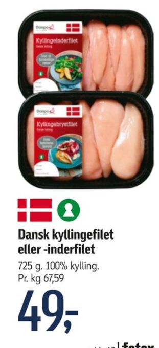 Føtex Danpo kyllingebrystfilet tilbud