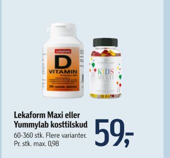 Føtex Lekaform vitaminer tilbud