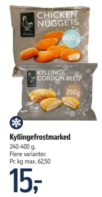 Føtex Chickn kyllingenuggets tilbud