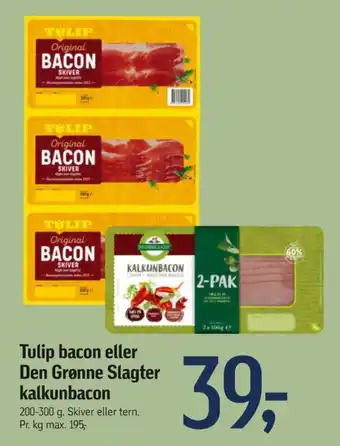 Føtex Den grønne slagter kalkunbacon tilbud