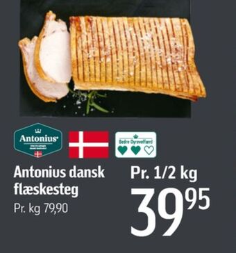 Føtex Antonius flæskesteg tilbud