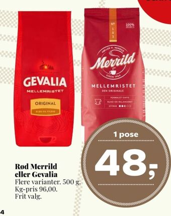 Dagli'Brugsen Original kaffe formalet tilbud