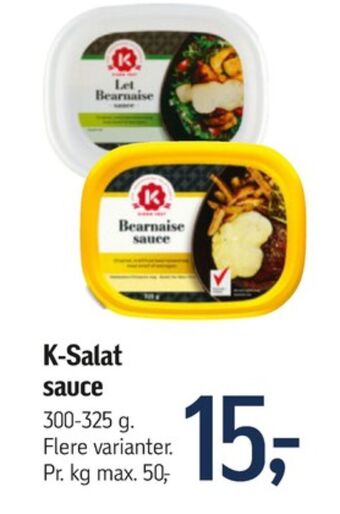 Føtex K-salat sauce flydende tilbud