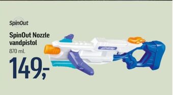 Føtex Spinout vandpistol tilbud
