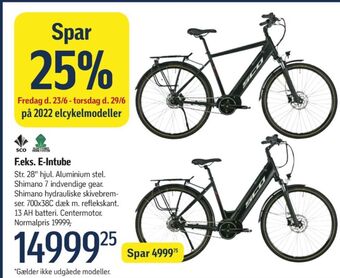 Føtex Sco el-cykel tilbud