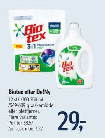 Føtex Biotex vaskemiddel-tabs tilbud