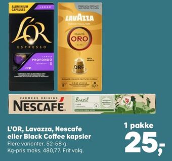 Espresso lungo profondo kaffekapsler