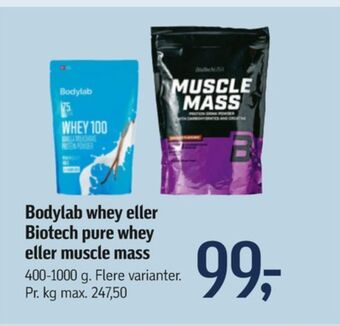 Føtex Bodylab træningstilskud tilbud