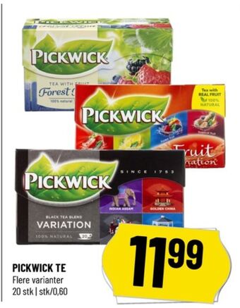 Løvbjerg Pickwick tebreve tilbud