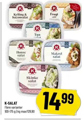 Løvbjerg K-salat kylling & baconsalat tilbud