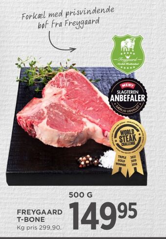 MENY Freygaard t-bone steak tilbud