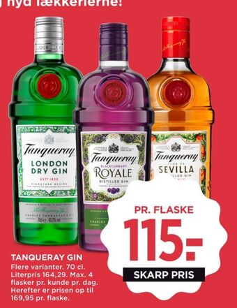 MENY London dry gin tilbud