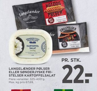 MENY Langelænder hotdogpølser tilbud