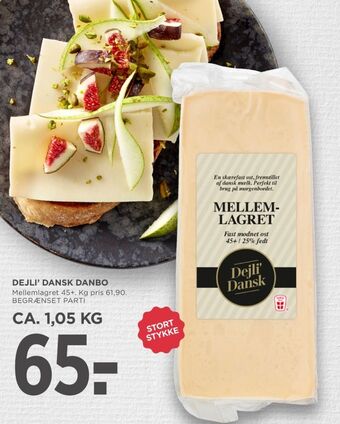 MENY Ukendt skæreost tilbud