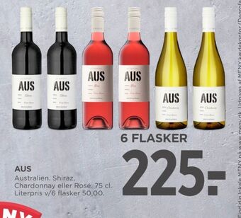 MENY Ukendt australsk rødvin tilbud