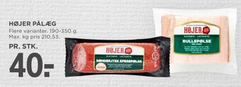 MENY Højer pølser sønderjysk spegepølse tilbud