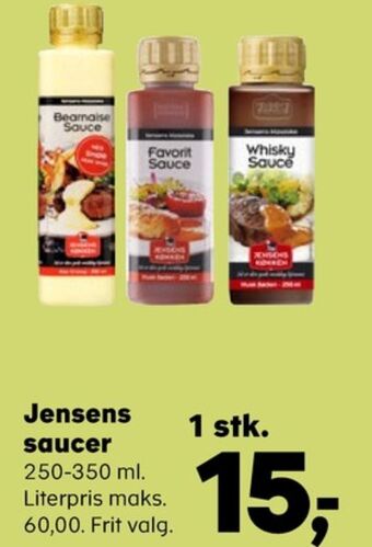 Jensens køkken sauce flydende