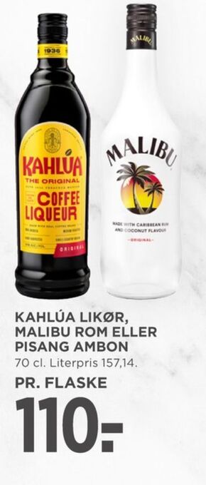 MENY Kahlua likør tilbud