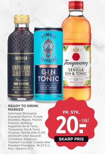 MENY Tanqueray rtd tilbud