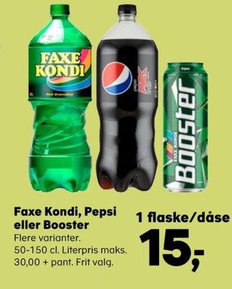 SuperBrugsen Pepsi max cola tilbud