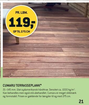 XL-BYG Ukendt terrassebrædder tilbud