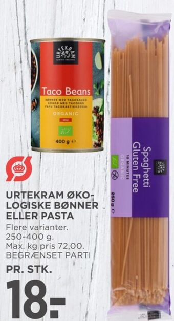 MENY Urtekram bønner tilbud