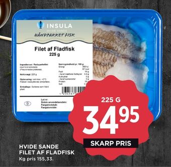 MENY Insula fiskefilet tilbud