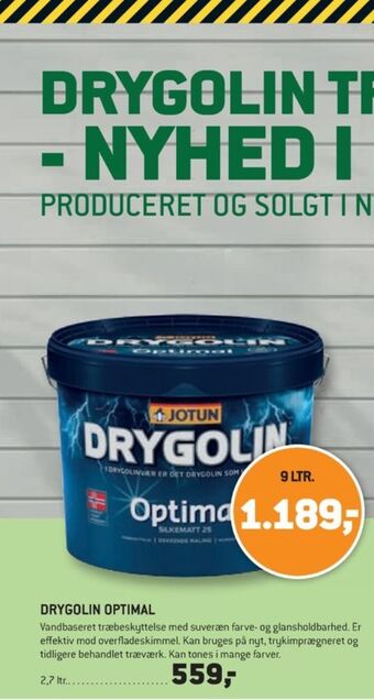 XL-BYG Drygolin træbeskyttelse tilbud