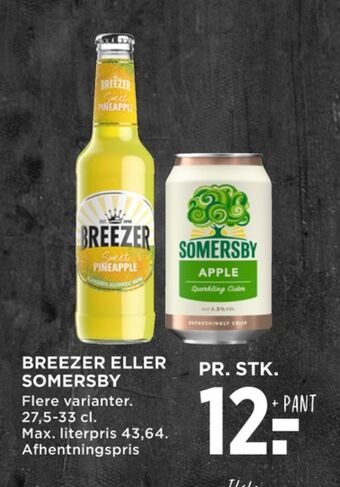 MENY Breezer rtd tilbud