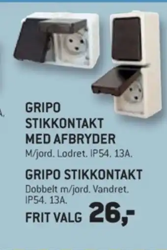 Gripo stikkontakt